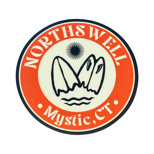 North Swell Die Cut Stickers