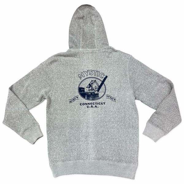 Drawbridge Knit Hoodie Back Print