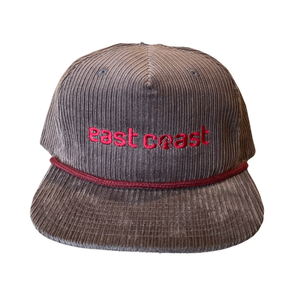 Charcoal Corduroy Rope Hat