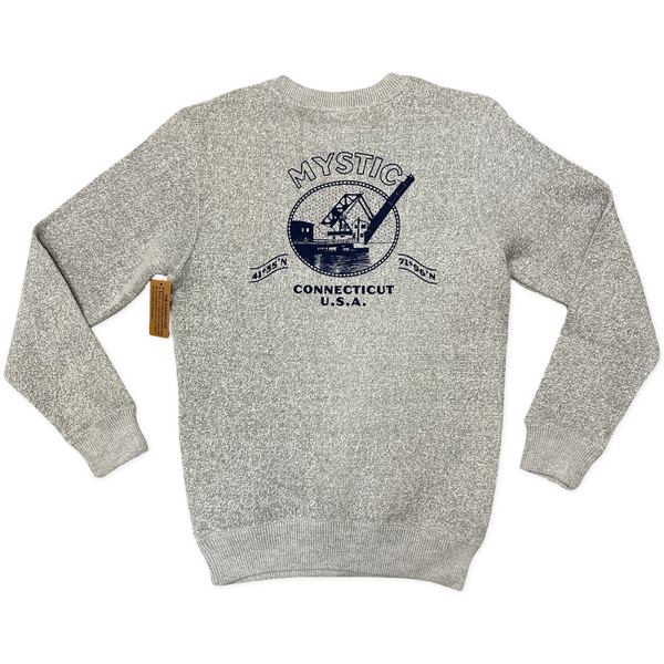 Drawbridge Knit Crew Back Print