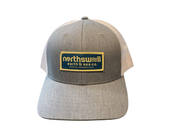 Kid's Grey North Swell  Patch Hat