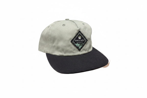 Green North Swell Diamond Patch Grandpa Hat
