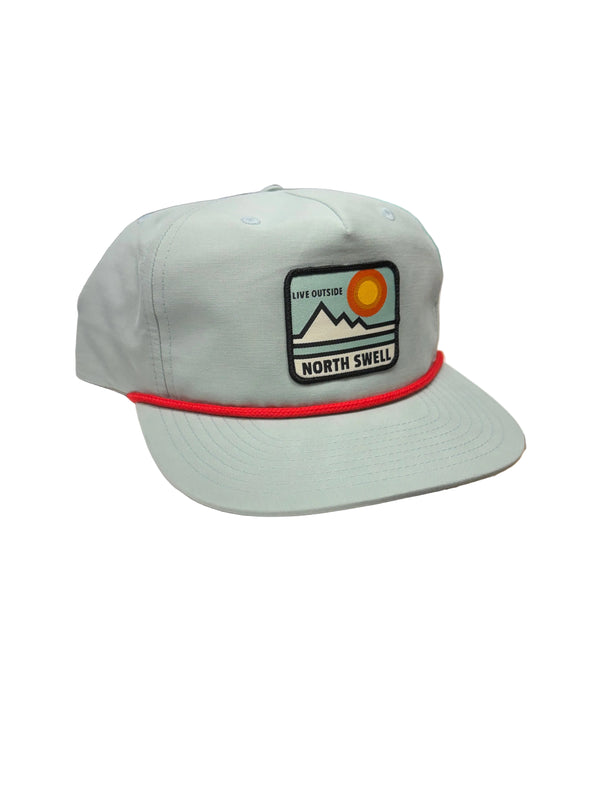 Seafoam Grandpa Live Outside Patch Hat