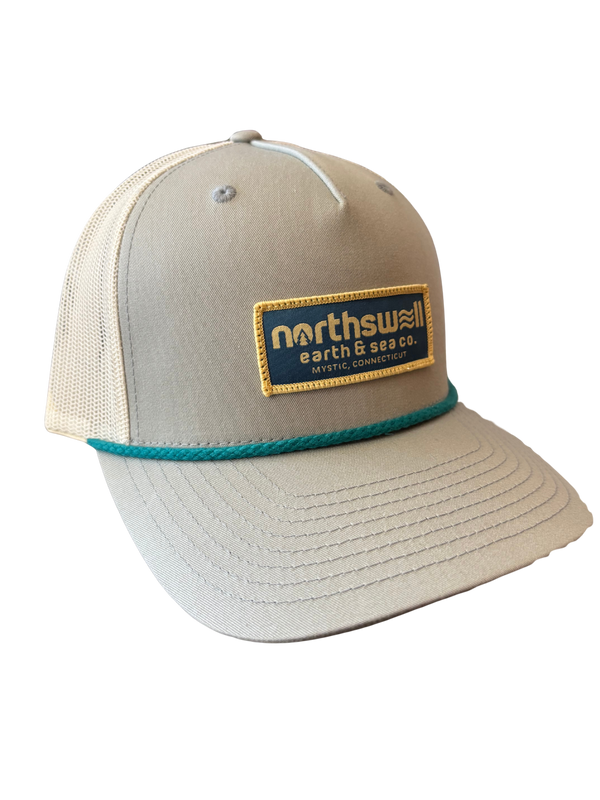 Light Teal North Swell Patch Trucker Hat