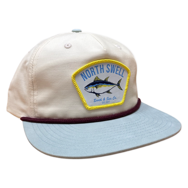 Cream Tuna Patch Grandpa Patch Hat
