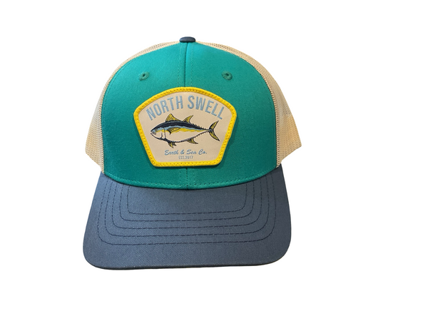 Kid's Teal Tuna Patch Hat