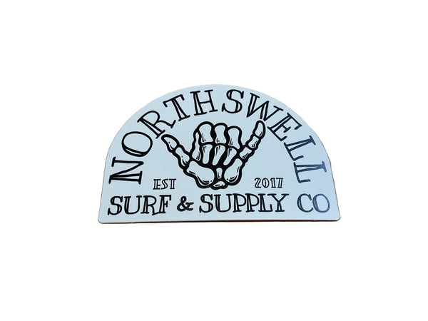 North Swell Die Cut Stickers