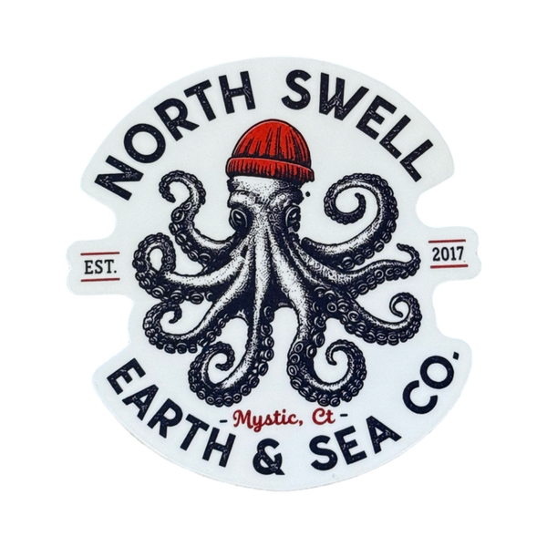 North Swell Die Cut Stickers
