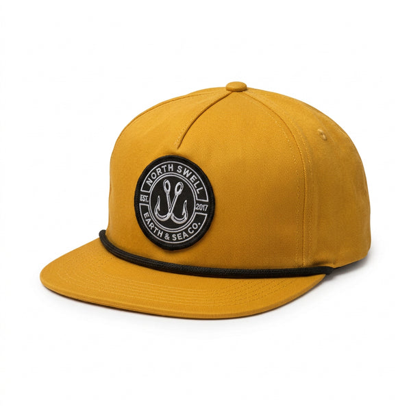 Mustard Hook Patch Trucker Hat