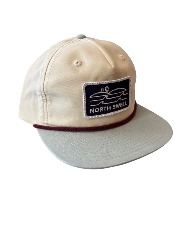 Cream North Swell Patch Grandpa Patch Hat