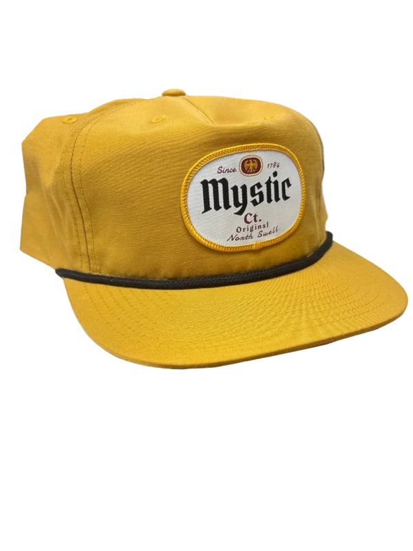 Mustard Mystic Beer Patch Grandpa Hat