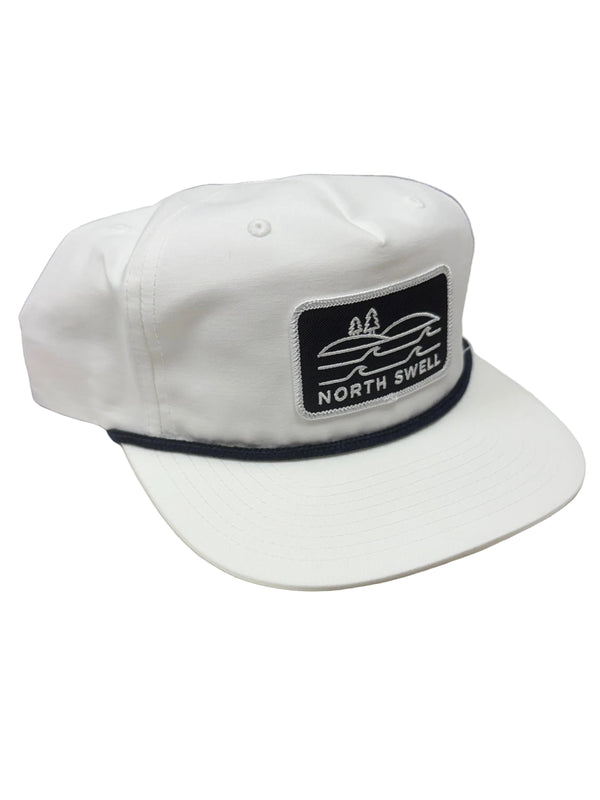 North Swell Patch White Grandpa Hat