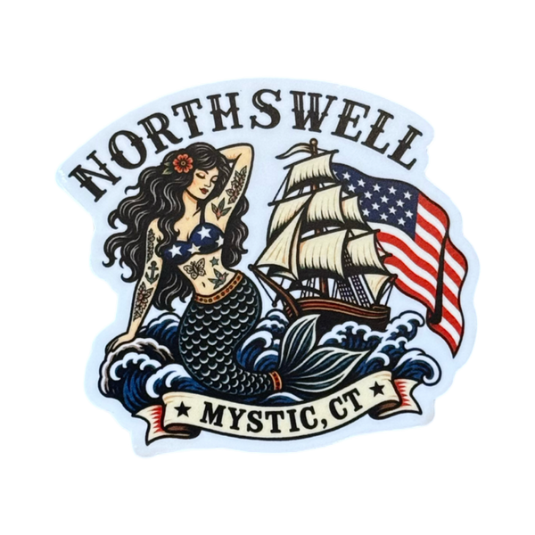 North Swell Die Cut Stickers