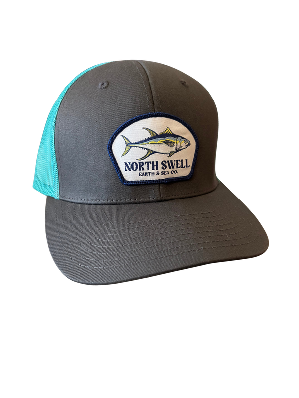 Grey Tuna Patch Trucker Hat