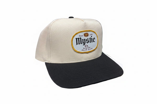 Beige Mystic Beer Patch Grandpa Hat