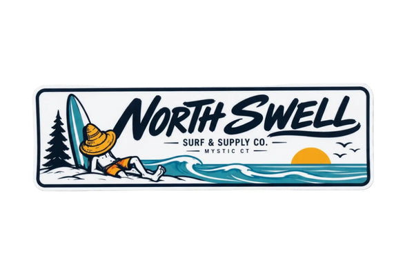 North Swell Die Cut Stickers