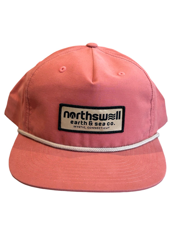 Salmon Grandpa Hat with North Swell Patch