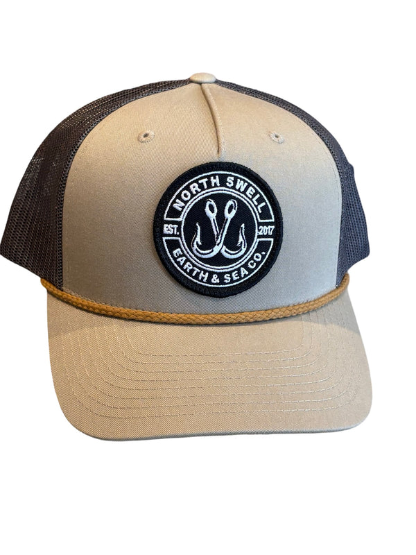 Olive Hook Patch Trucker Hat