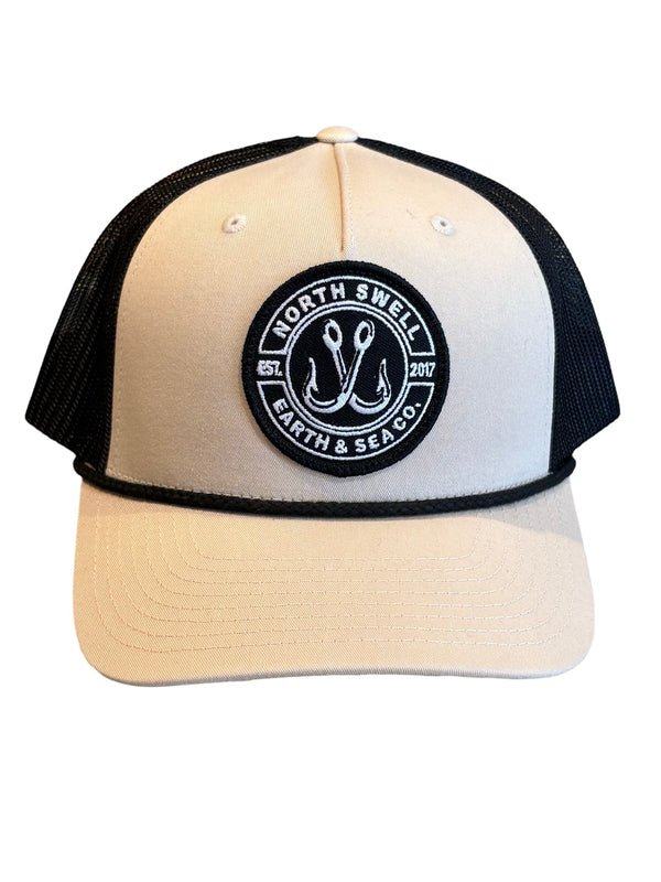 Bone Hook  Patch Trucker Hat