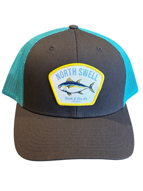 Grey Tuna Patch Trucker Hat