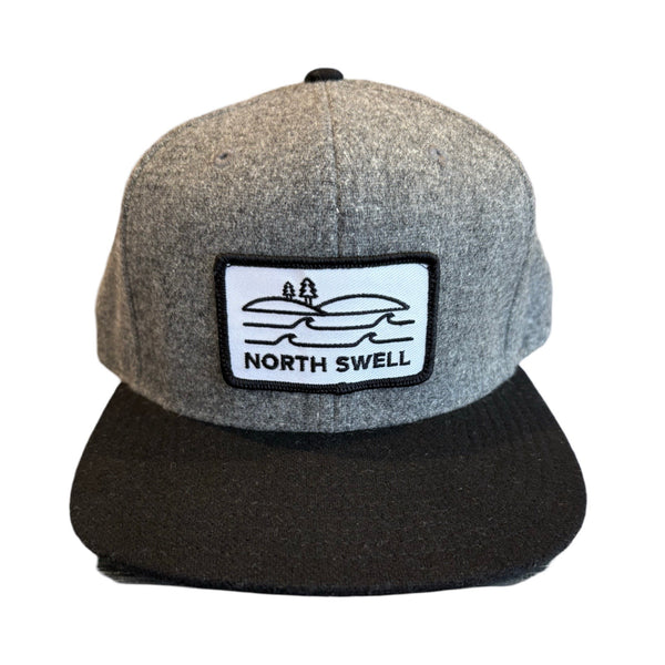 Wool North Swell Flat Brim Hat