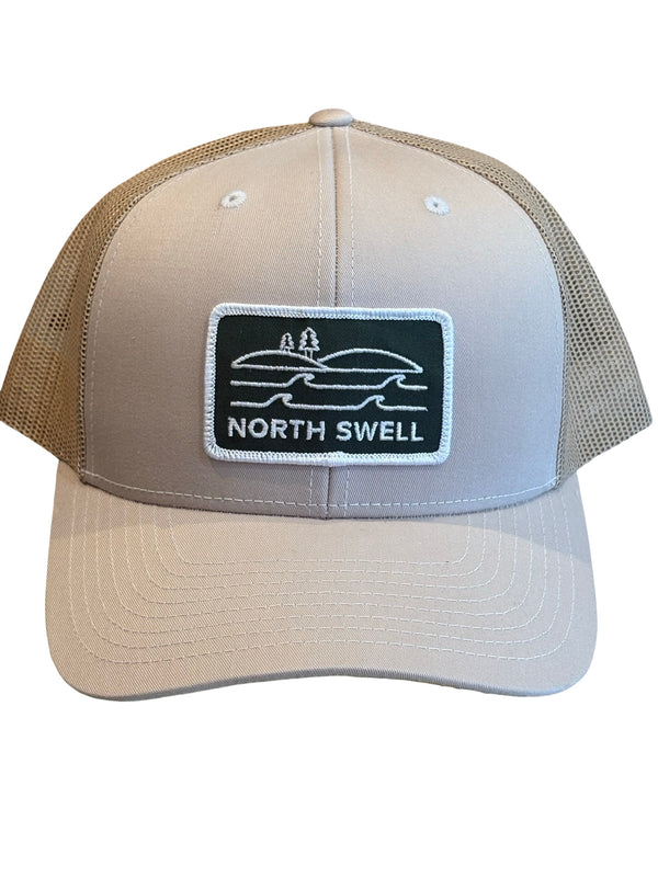 Tan North Swell Patch Trucker Hat