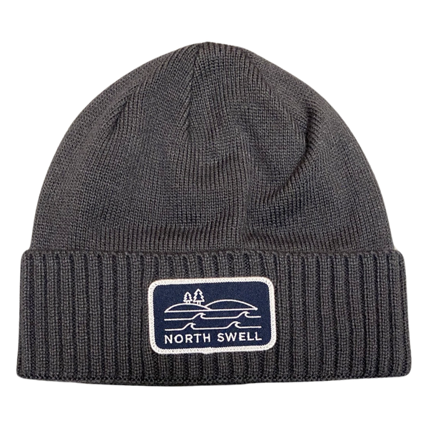 North Swell Logo Patch Beanie