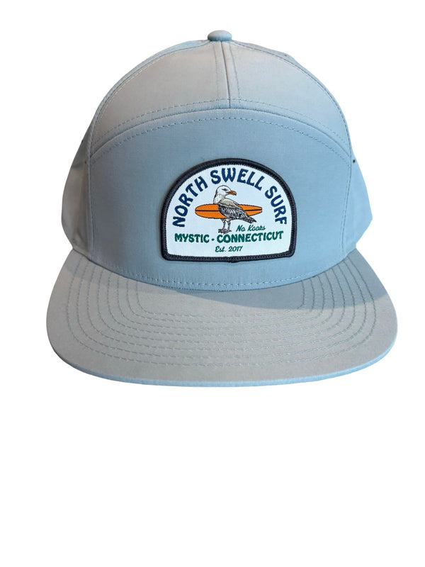 Seafoam Performance Bird Surfing Logo Patch Hat