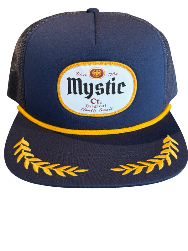 Navy Captain Mystic Beer Patch Hat