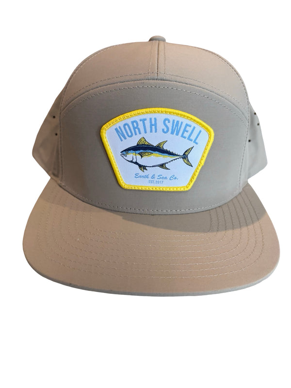 Beige Performance Tuna Patch Panel Hat