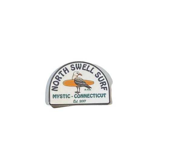 North Swell Die Cut Stickers