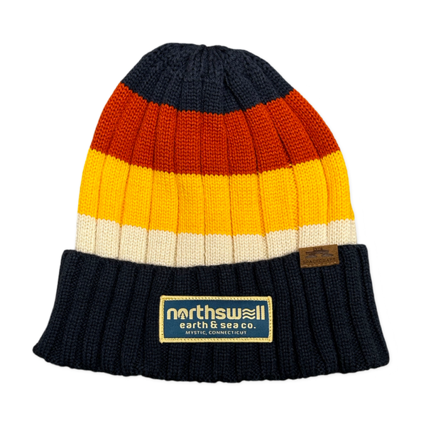 North Swell Logo Patch Beanie