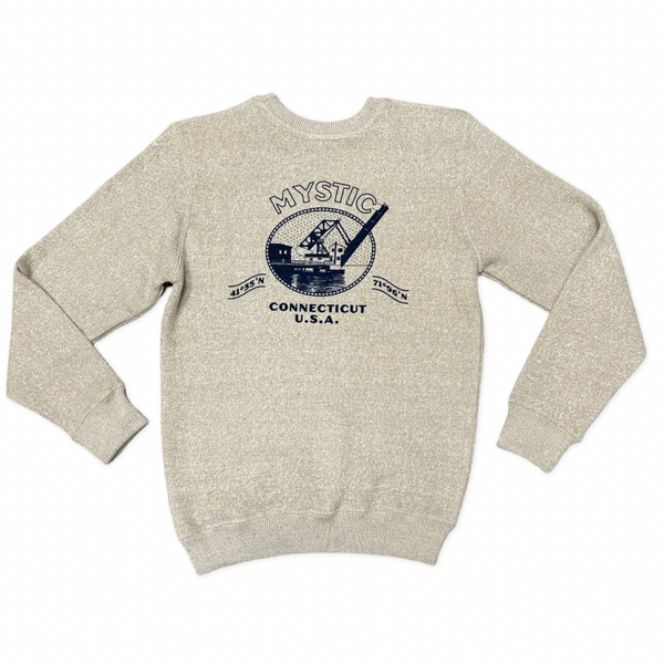 Drawbridge Knit Crew Back Print