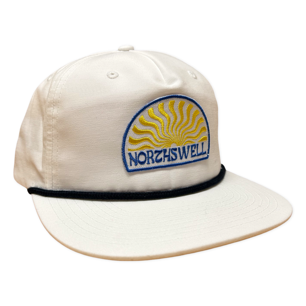 White Grandpa Sun Patch Hat