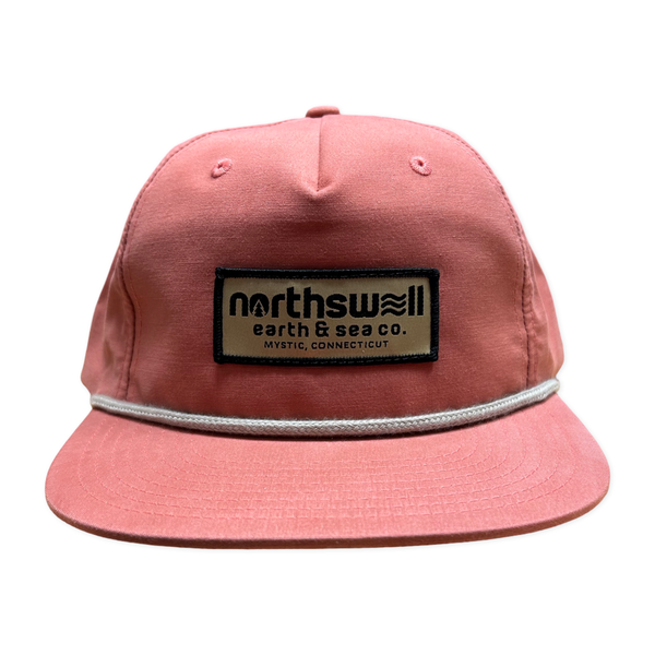 Salmon Grandpa Hat with North Swell Patch