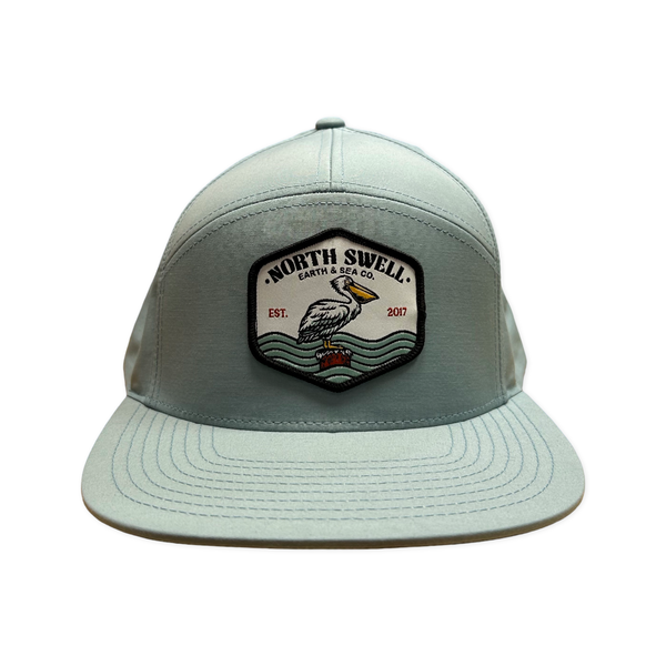 Seafoam Performance Bird Patch Hat