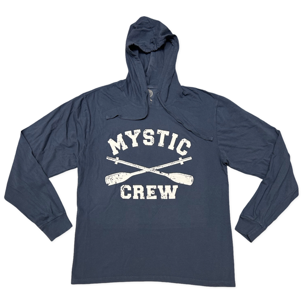 Blue Varsity Crew Tee Shirt Hoodie