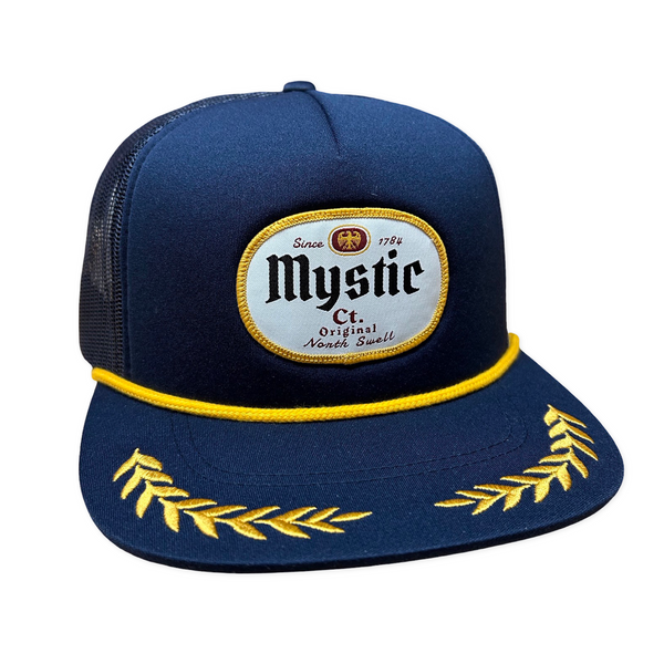 Navy Captain Mystic Beer Patch Hat