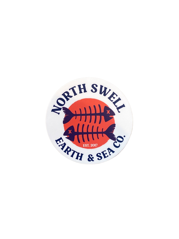North Swell Die Cut Stickers