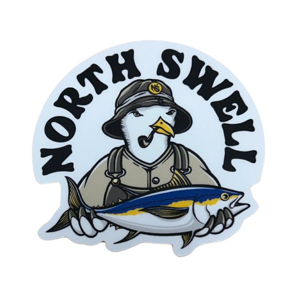 North Swell Die Cut Stickers