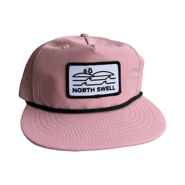 Pink Performance North Swell Patch Hat