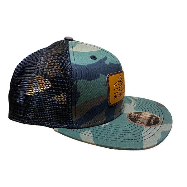 Leather Patch Camo Hat